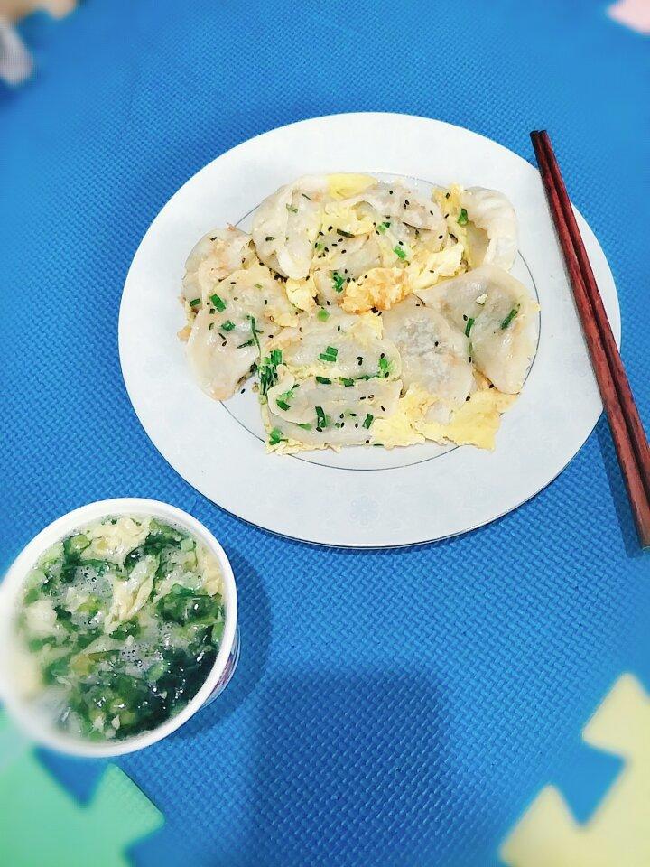懒人快手抱蛋煎饺