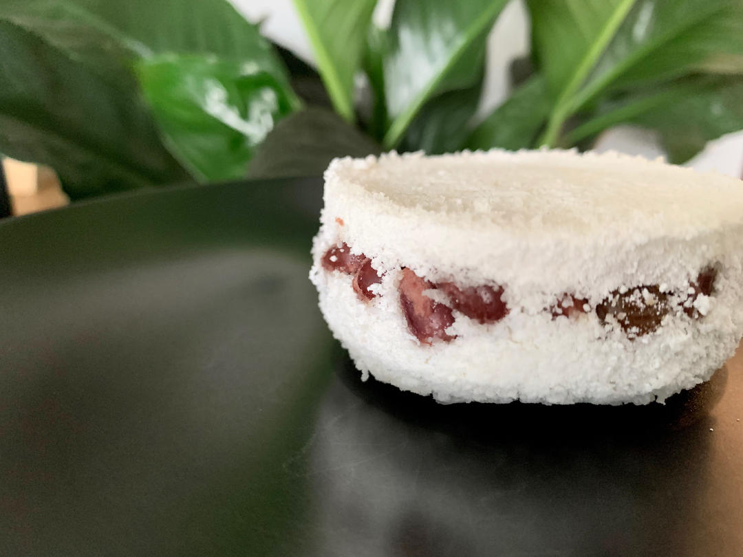 红豆雪蒸糕