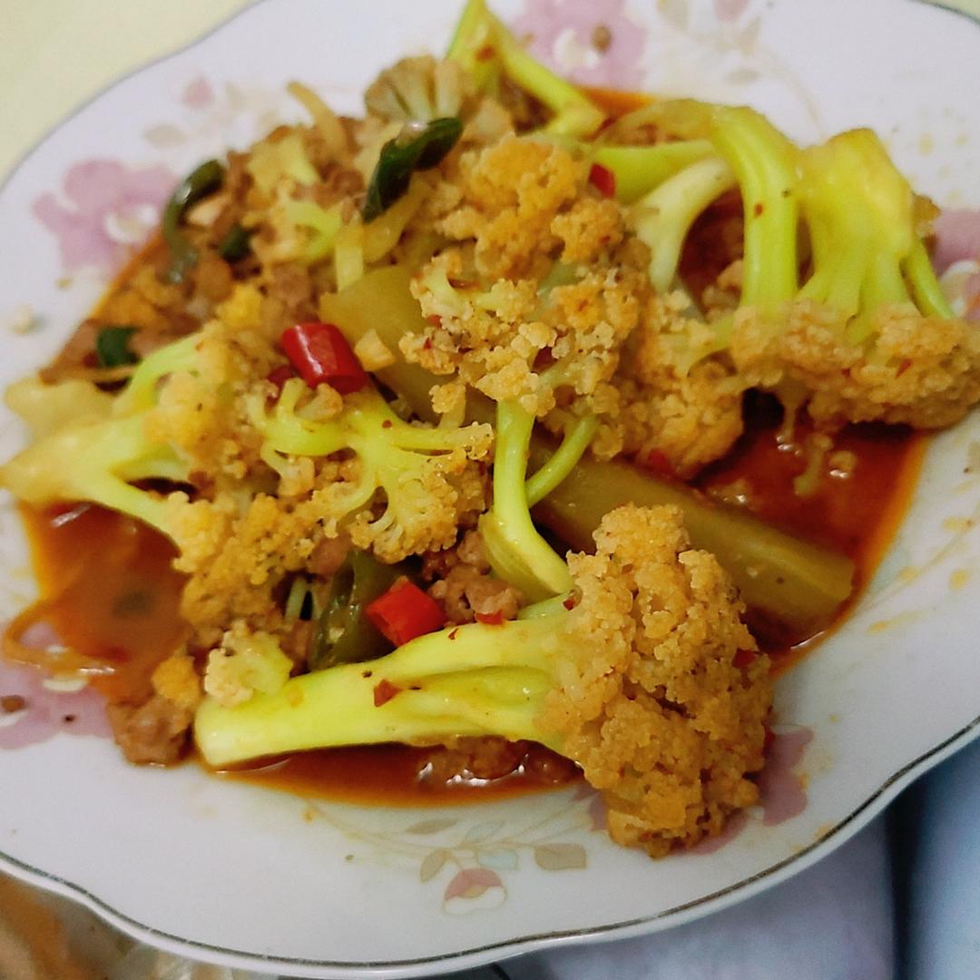 干锅有机菜花（下饭版）