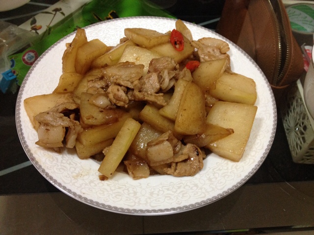 快手菜：冬瓜炒肉片（健康版）