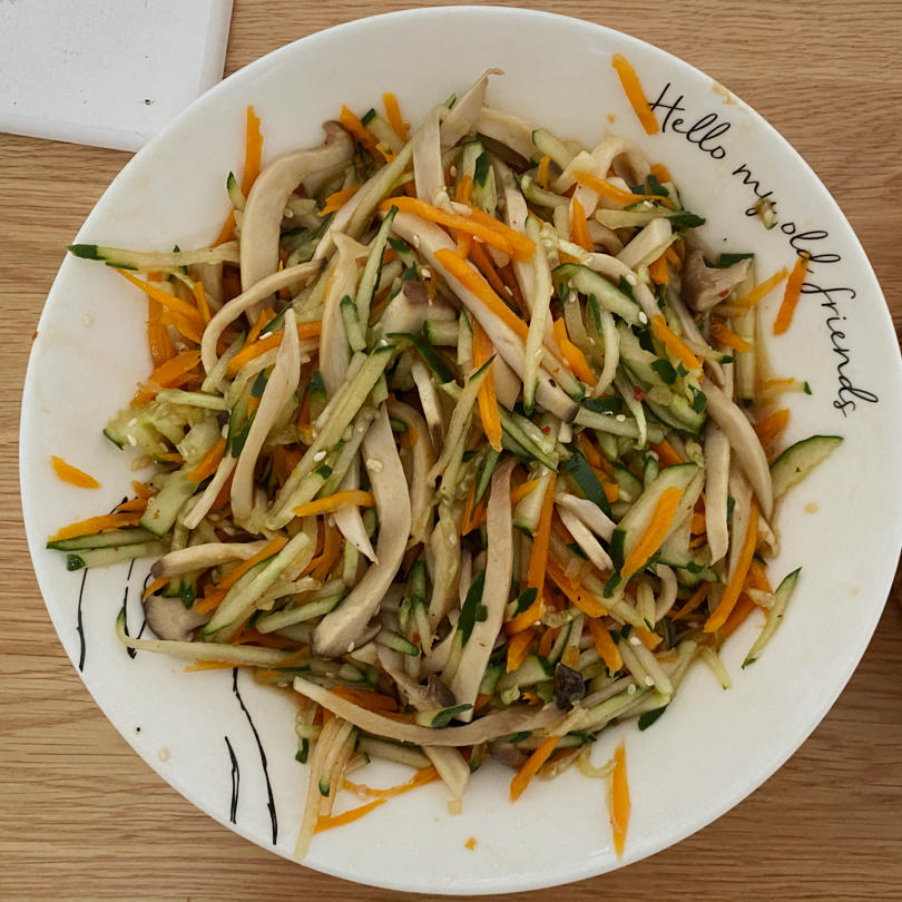 凉拌黄瓜豆皮