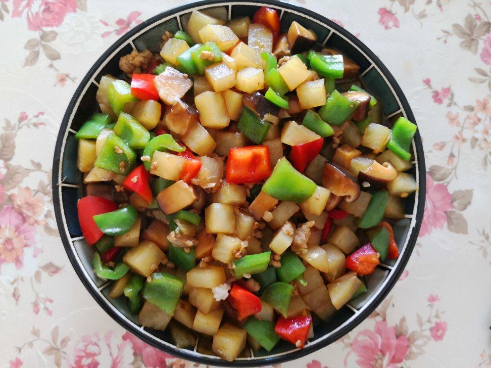 ㊙️香菇土豆肉沫拌饭❗️比外卖还好吃