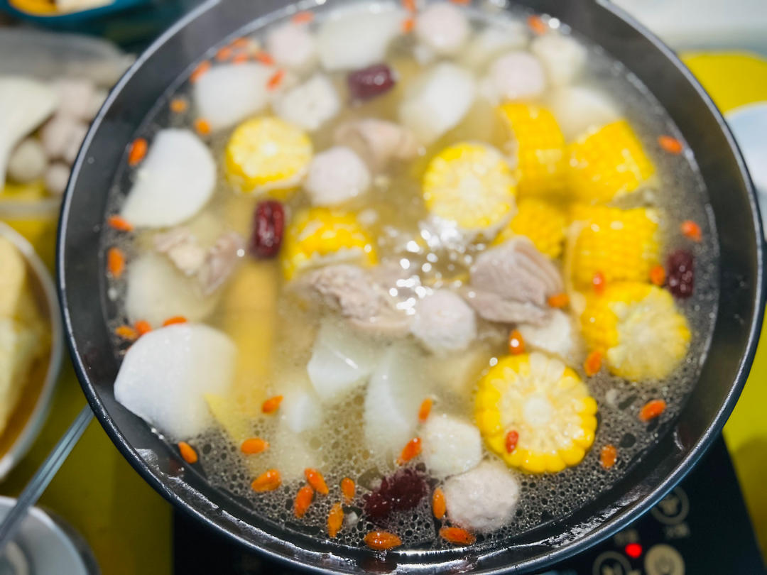 羊排羊肉煲火锅（白汤）