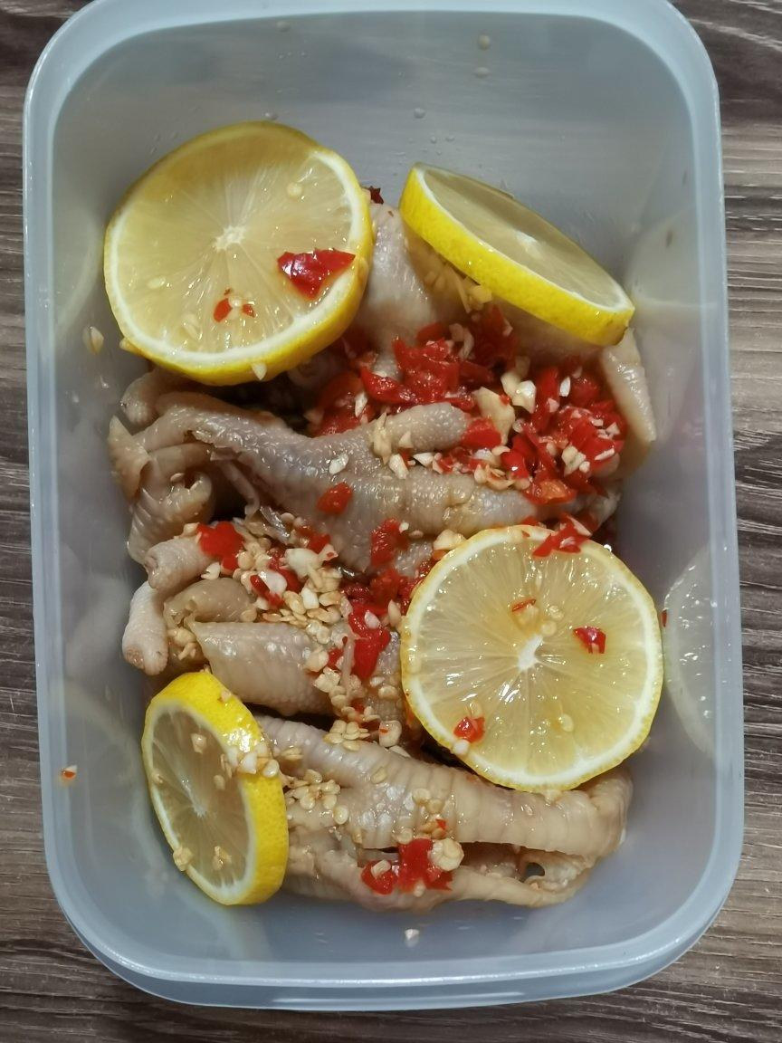 🍋柠檬百香果🌶️酸辣网红鸡爪