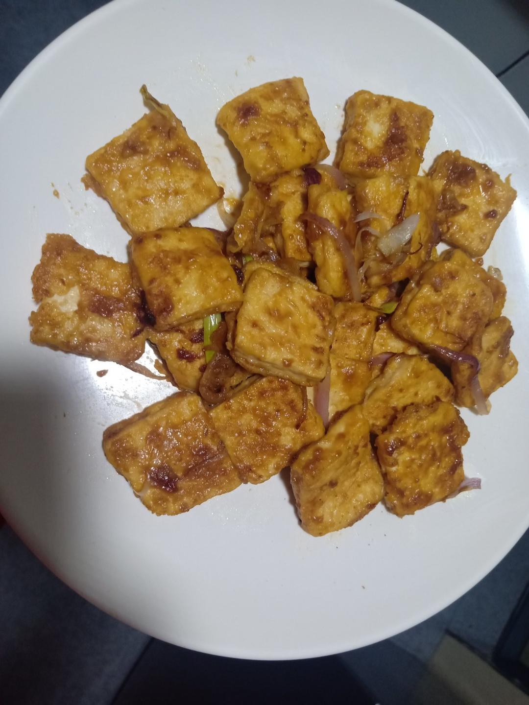 无敌好吃的香煎豆腐