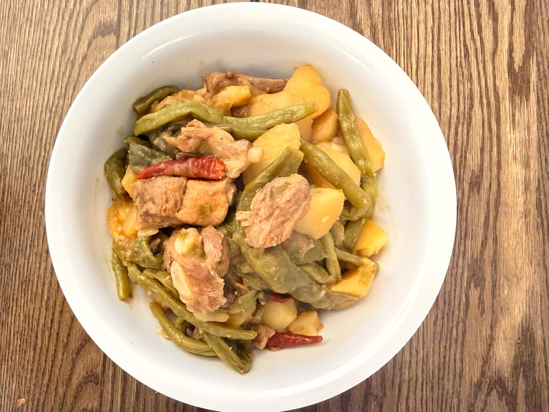 土豆炖排骨