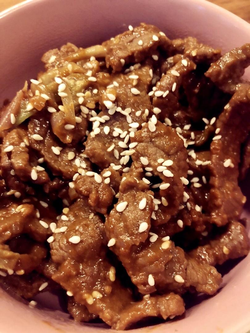「正宗韩式烤肉」调味牛肉的腌制秘诀
