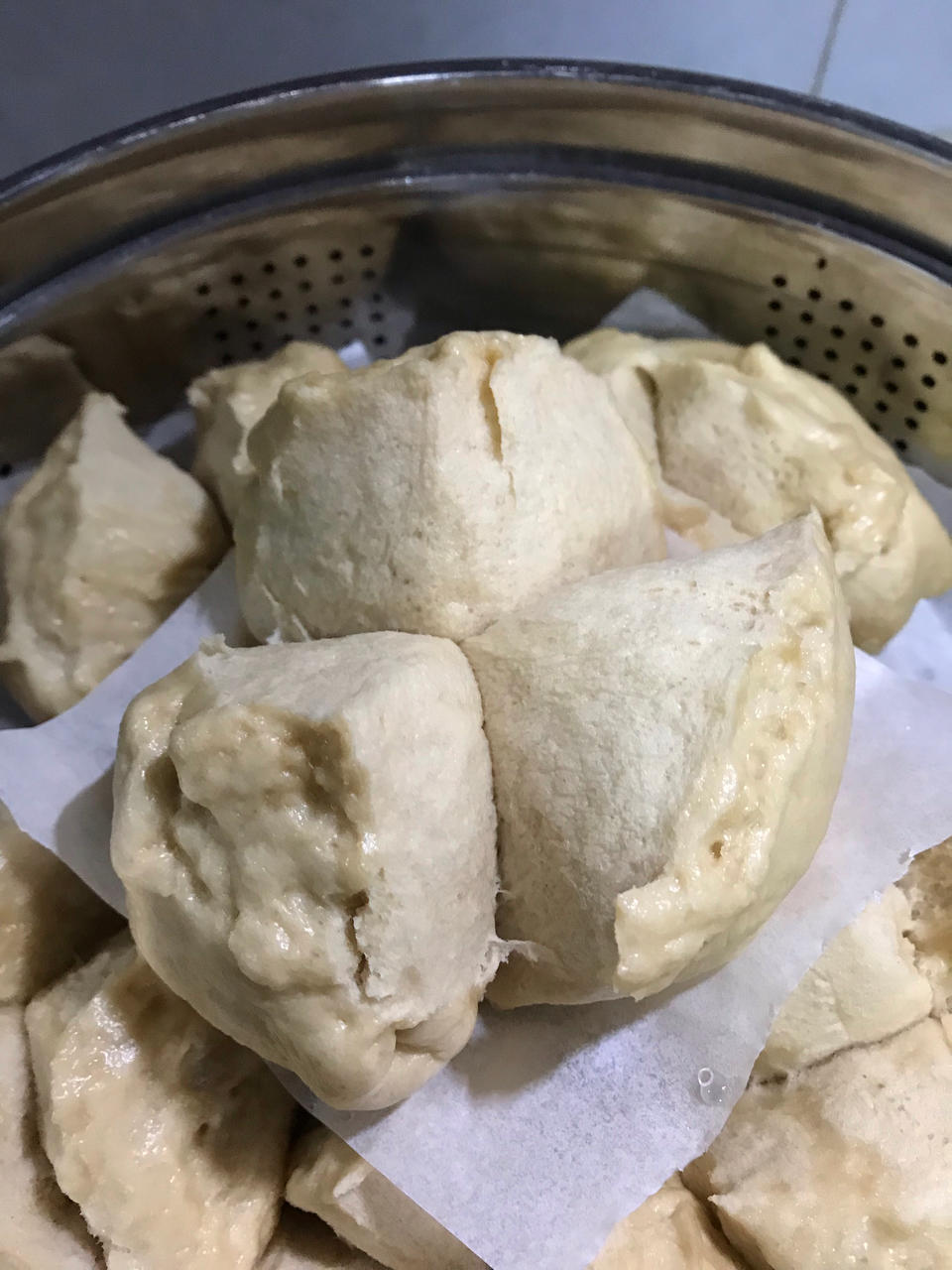 红糖开花馒头不用泡打粉不用耗时发酵也能开花