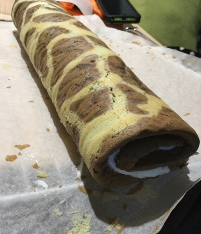最详细·长颈鹿蛋糕卷