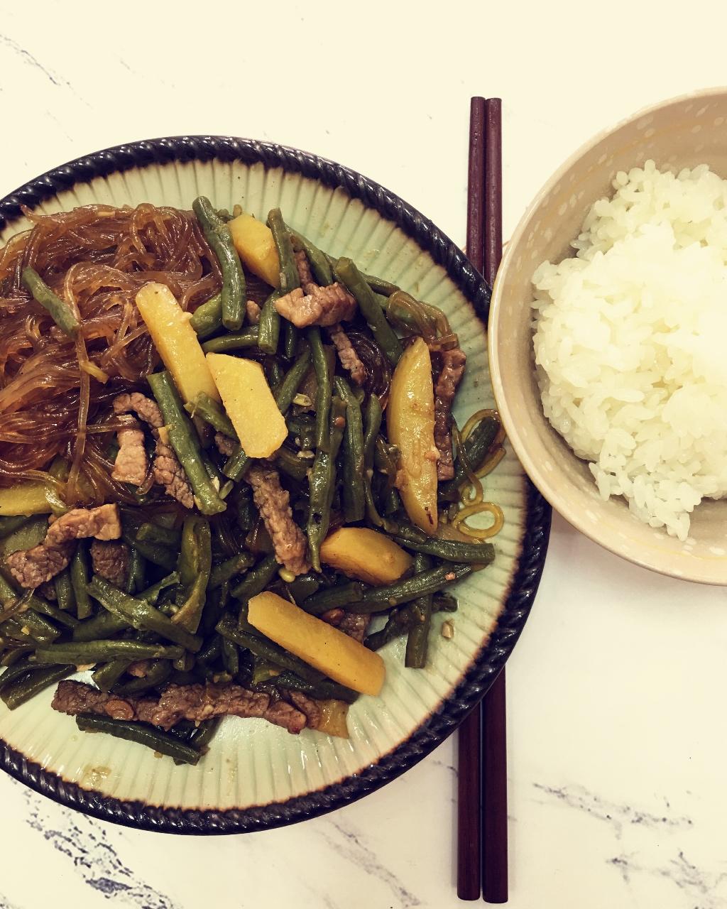 线豆儿炒肉
