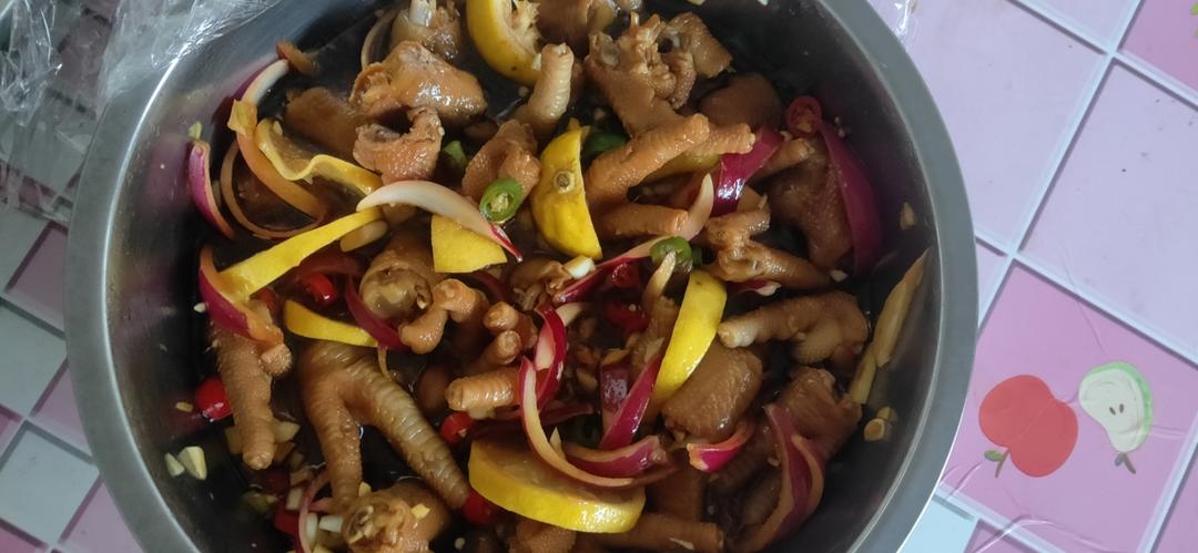 【柠檬酸辣鸡爪】自制超级无敌美味的网红鸡爪