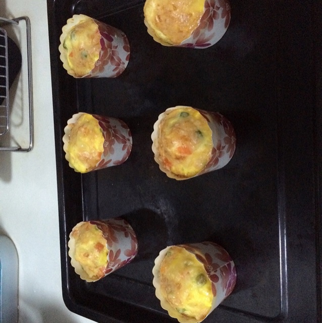 早餐鸡蛋杯cupcake Frittata