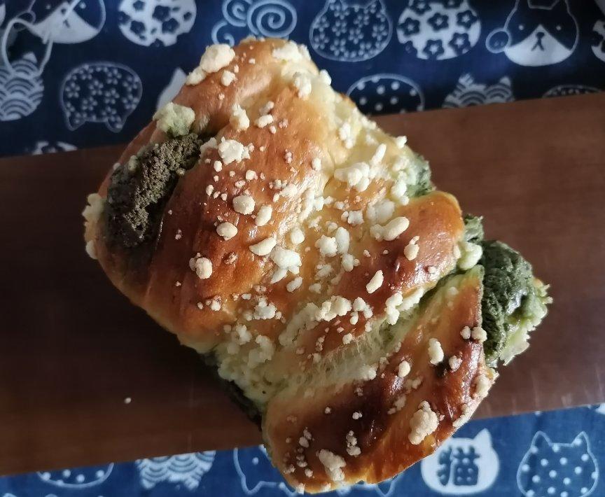 抹茶奶酥吐司