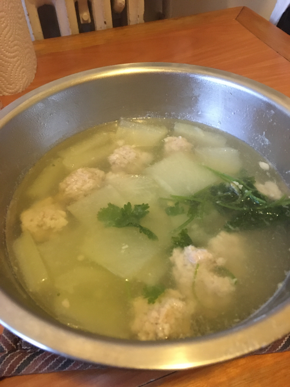简单的美味：冬瓜丸子汤