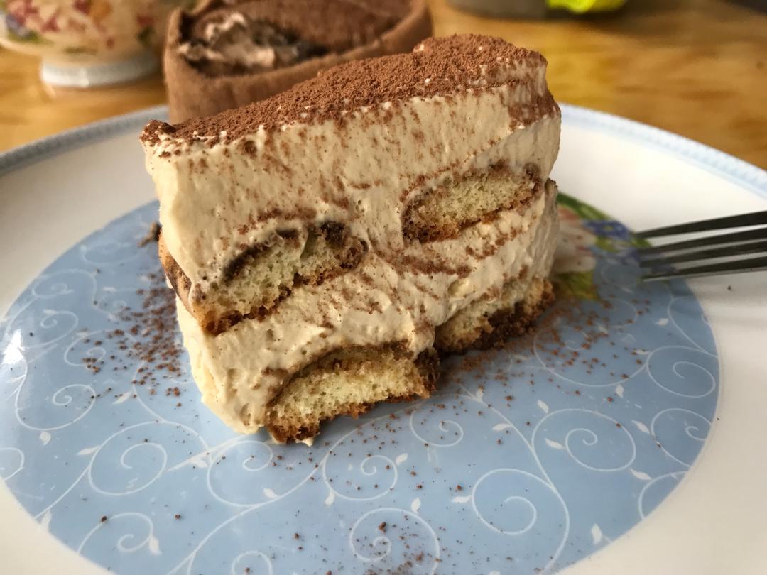 提拉米苏（熟蛋,无吉利丁）+自制马斯卡彭