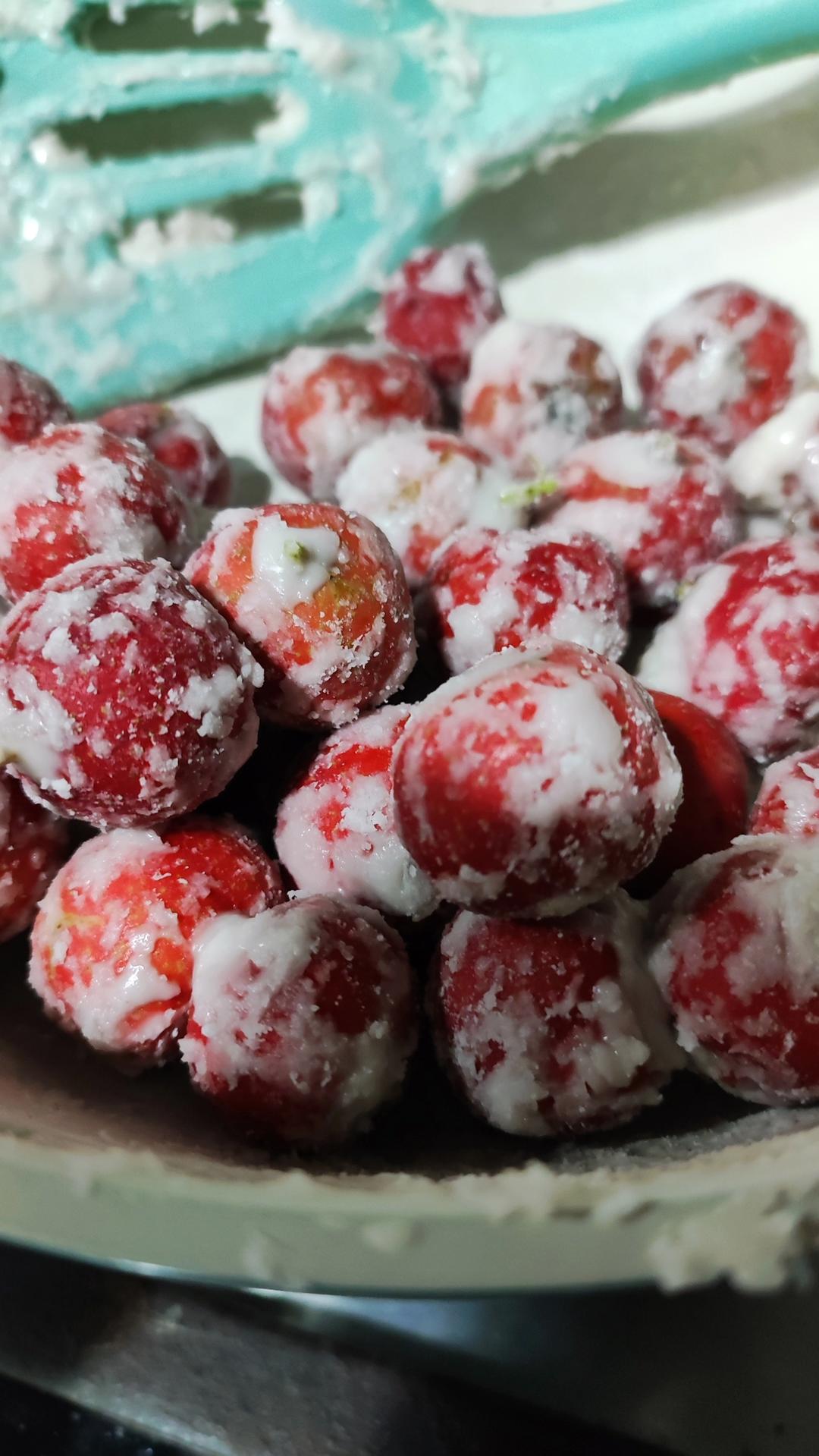 雪花山楂球 酸甜爽口 开胃又好吃 附细节视频详解