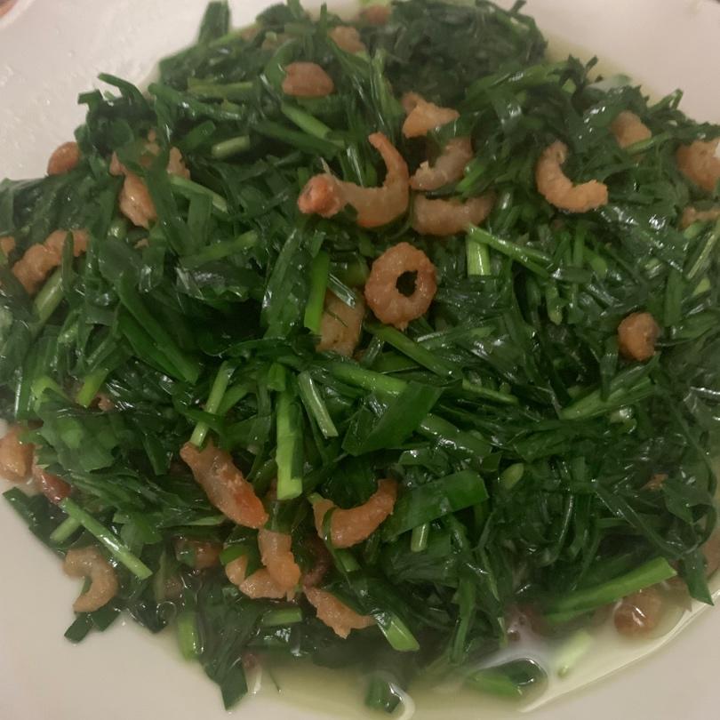 虾米拌韭菜