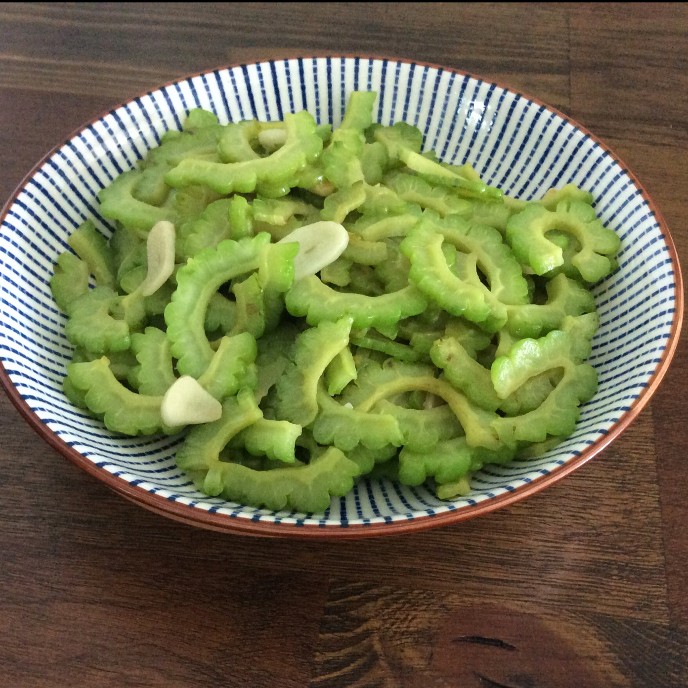 清炒苦瓜