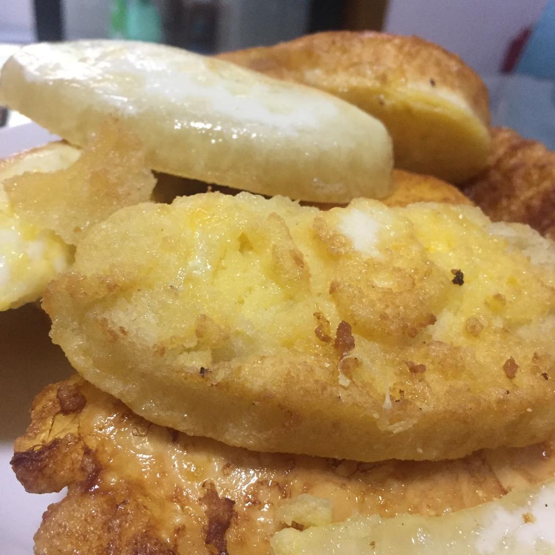 鸡蛋煎馒头片