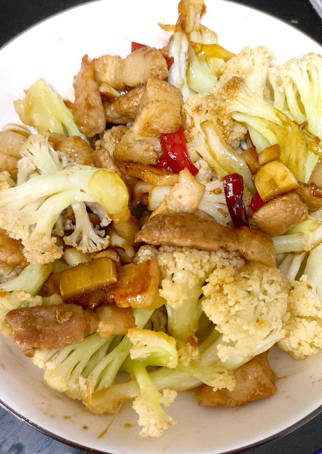 和饭店一个味道的干锅花菜