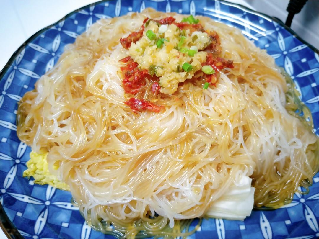 清清淡淡--蒜蓉粉丝蒸娃娃菜
