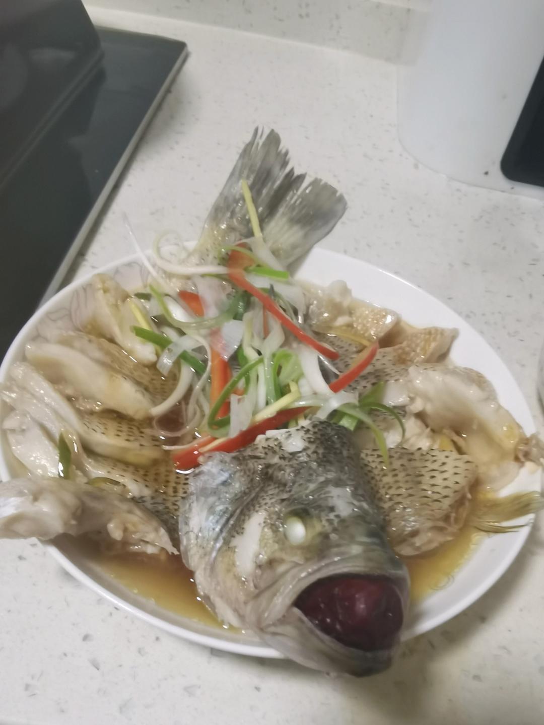 超入味清蒸鱼～清蒸鲈鱼桂花鱼（家常独创）