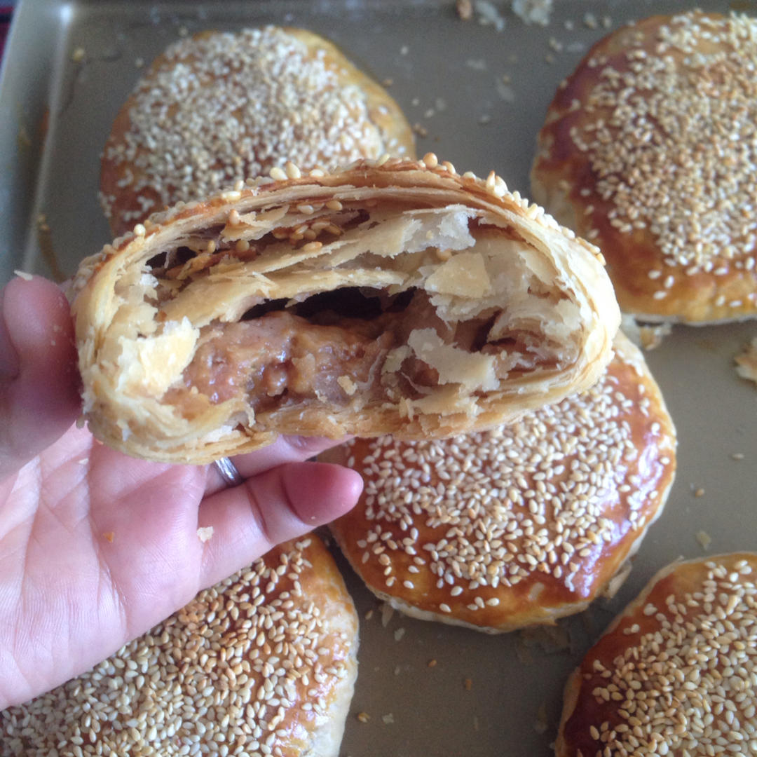 好吃不过饹馇做的肉烧饼