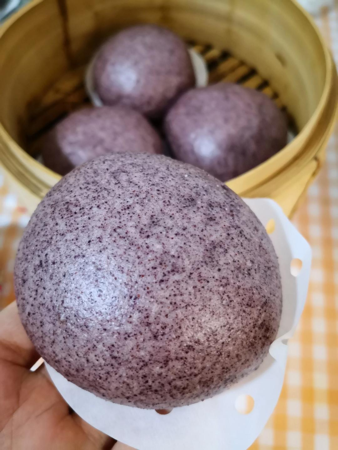 松软全麦馒头（老面一发）