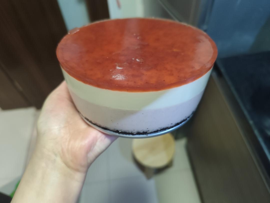 比冰淇淋还好吃❗️入口即化的蓝莓酸奶慕斯
