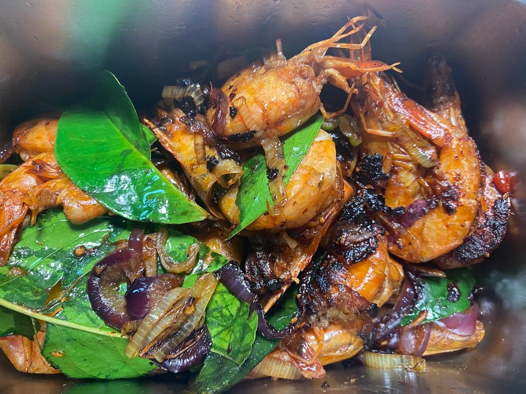 疫情疯家遥遥无期之回归菜——油爆虾