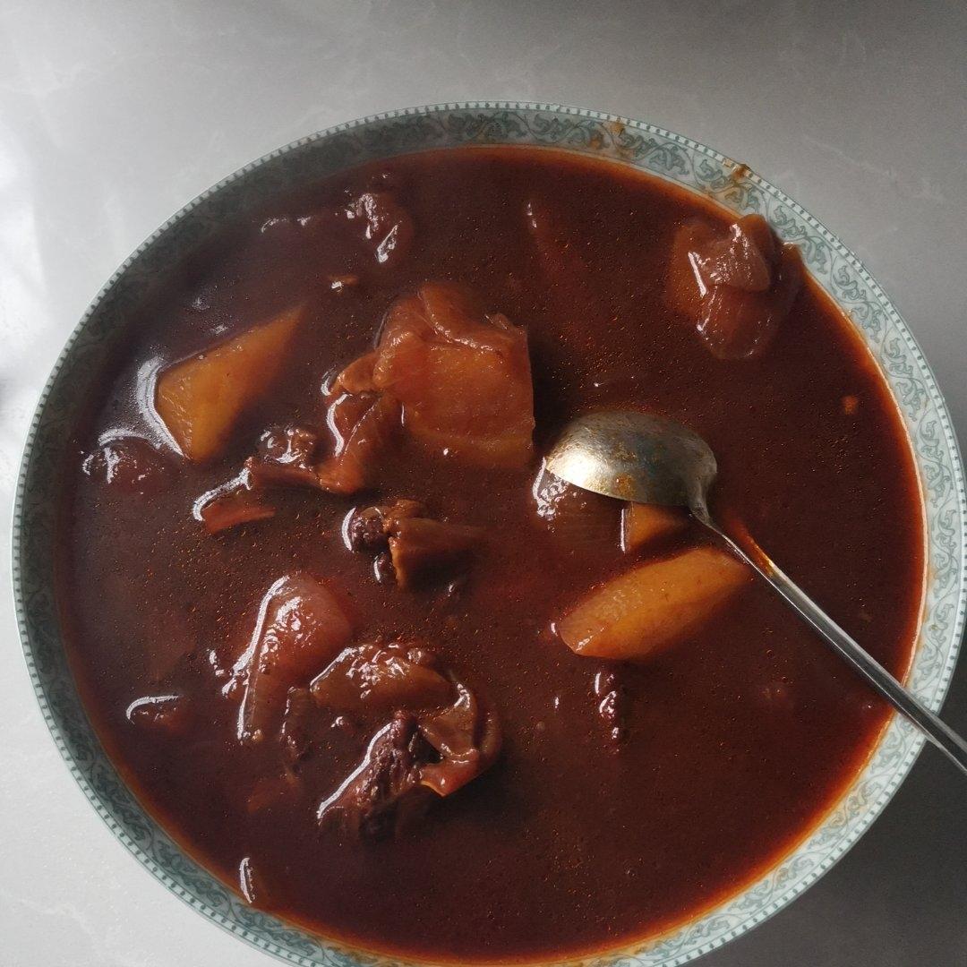 番茄土豆炖牛腩