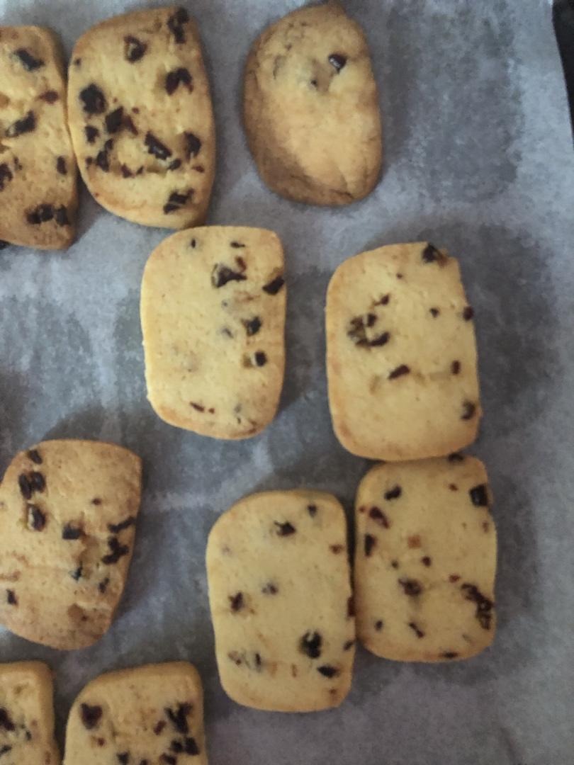 低糖少油版蔓越莓饼干