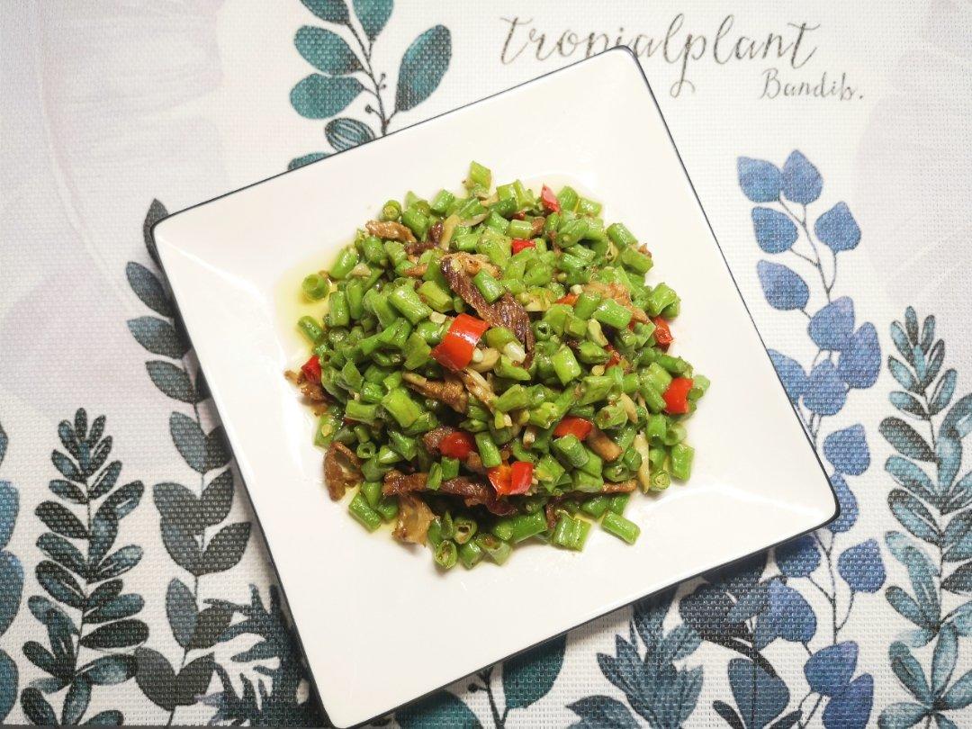 肉沫豆角下饭菜