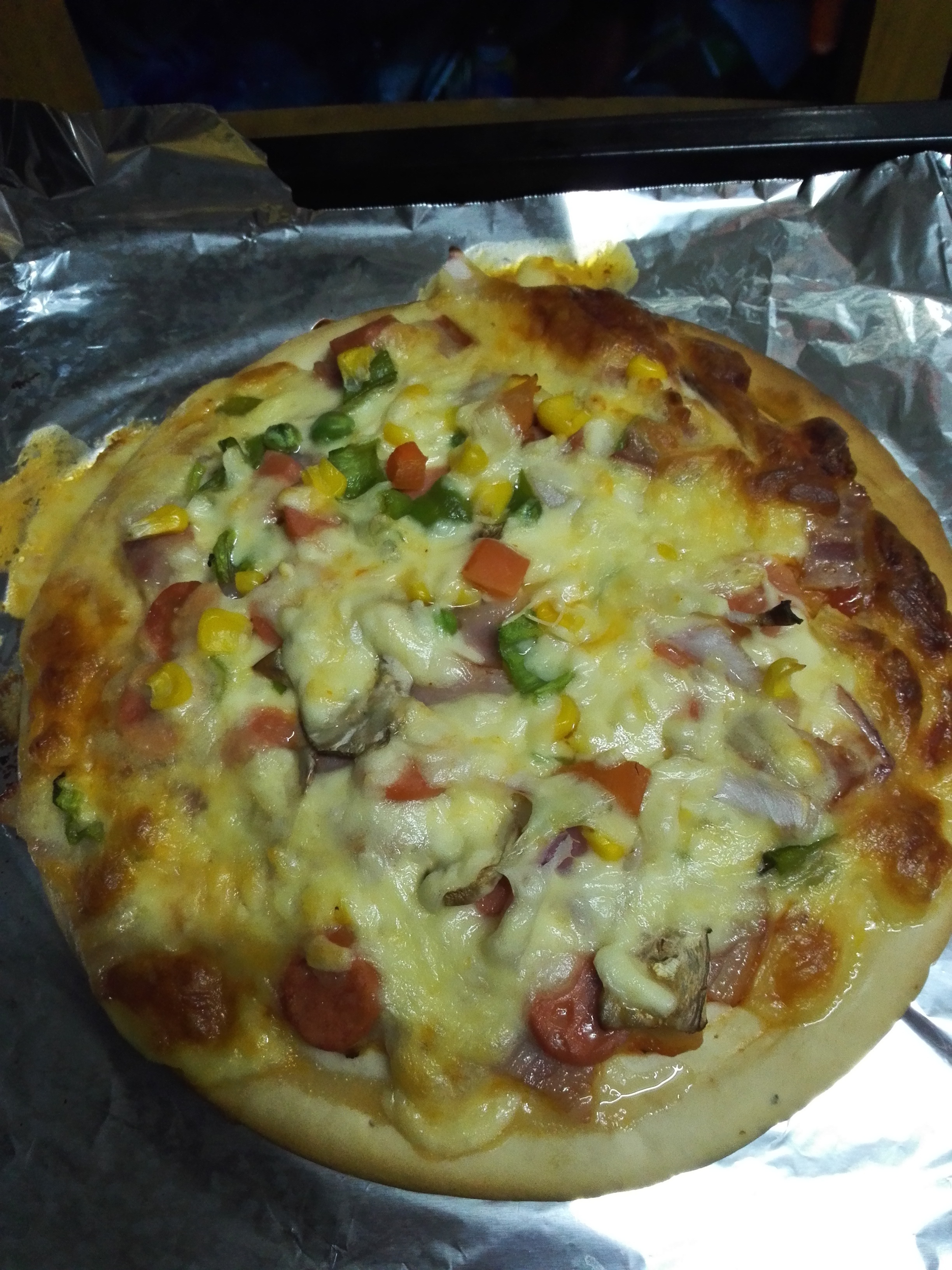 芝士培根火腿披萨Pizza