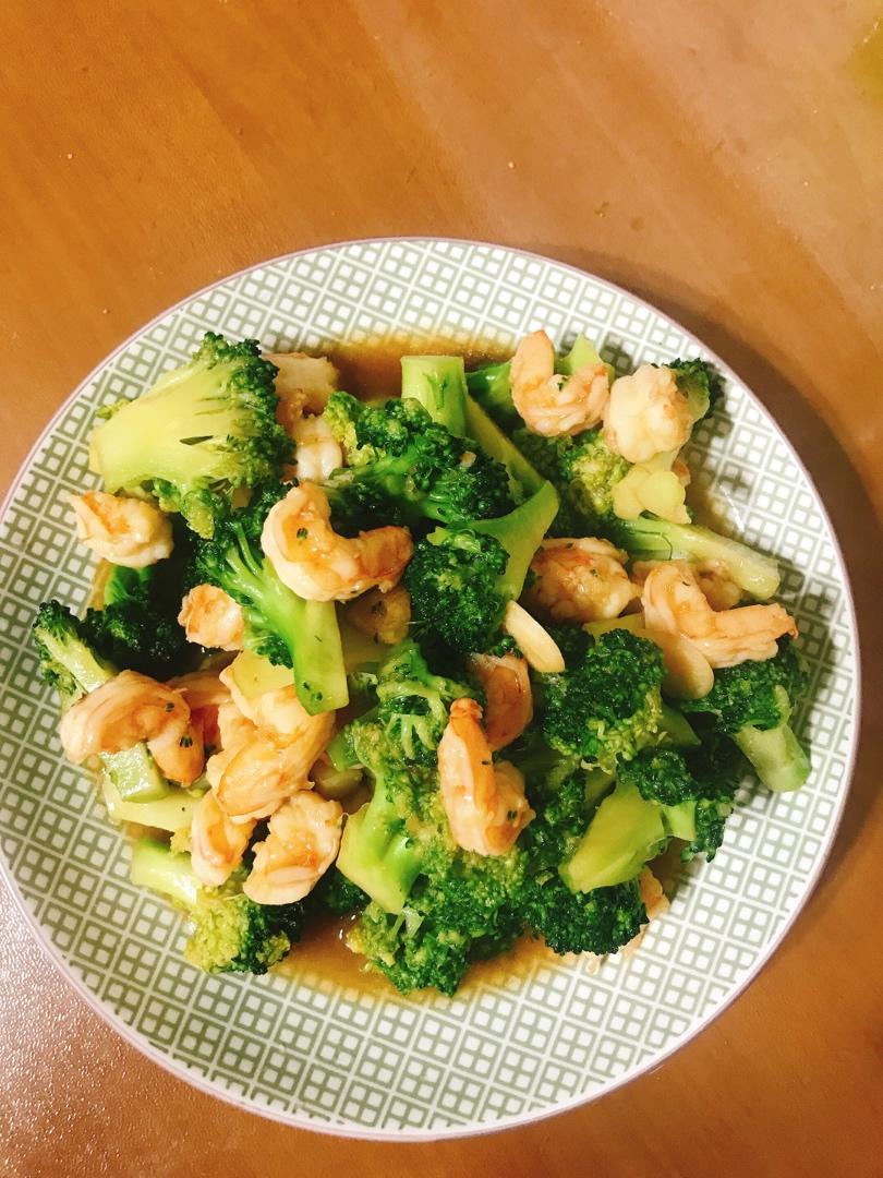 西兰花炒虾仁🍤