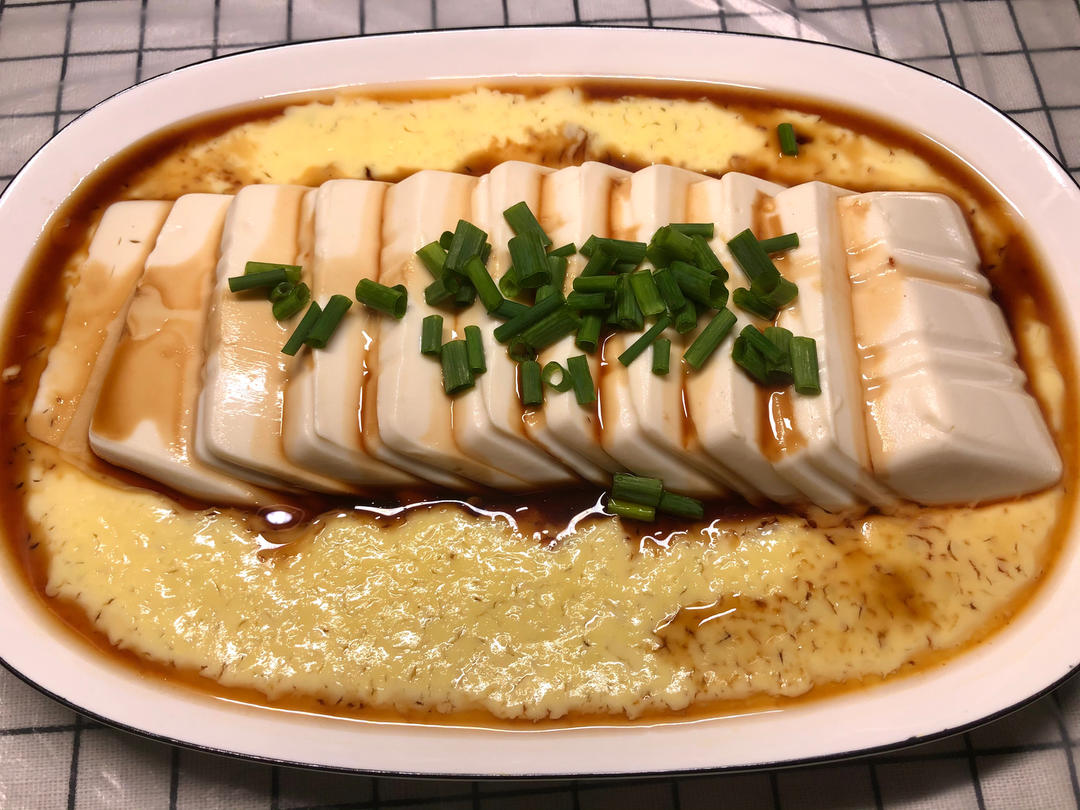 鸡蛋蒸豆腐