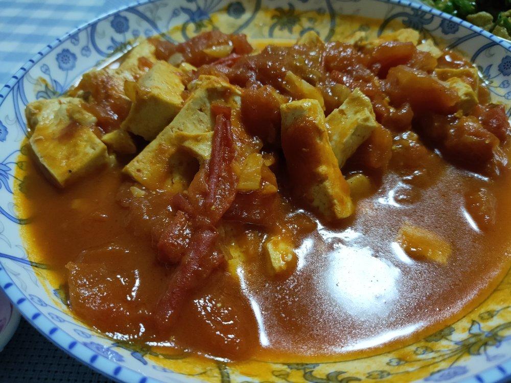 番茄烧豆腐