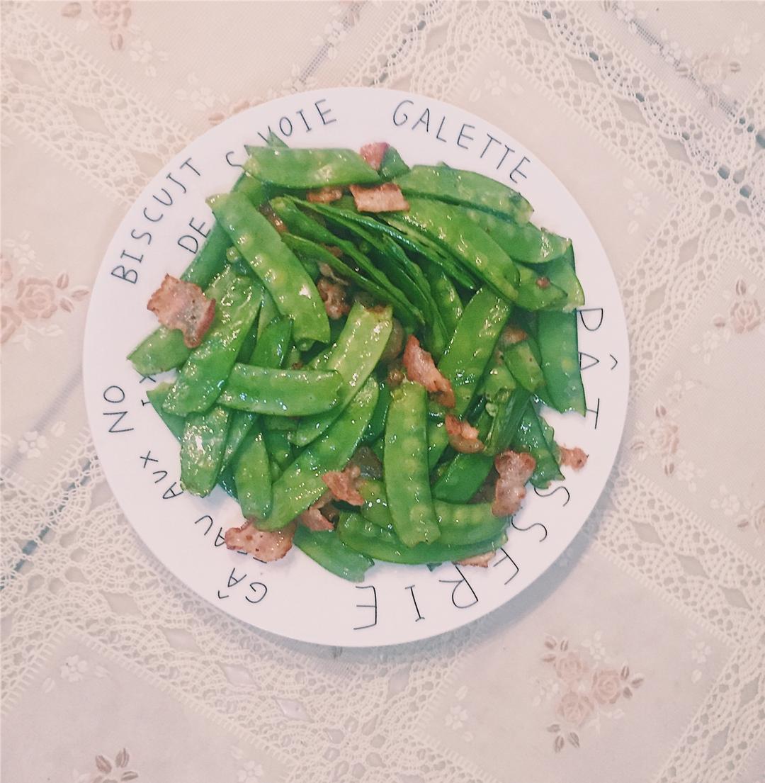 荷兰豆炒腊肠