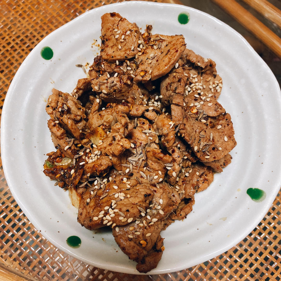 孜然肉片