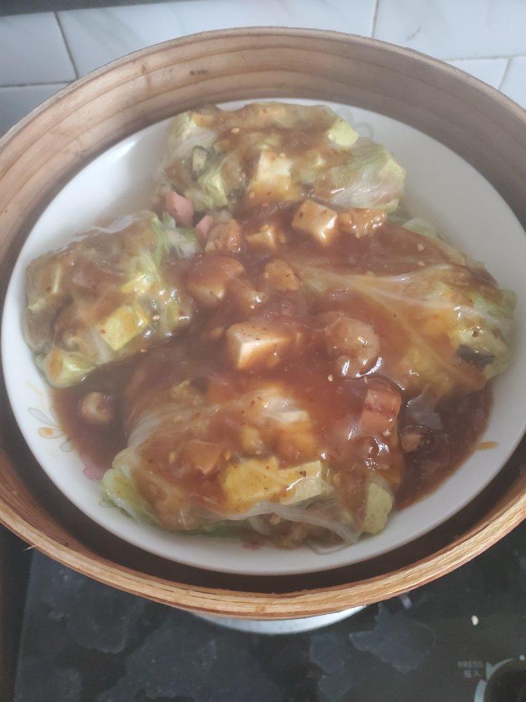 迷迭香：白菜豆腐卷