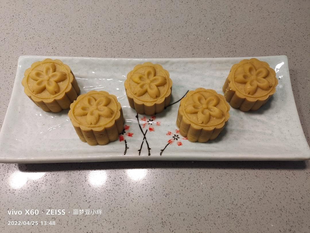 茶香绿豆糕
