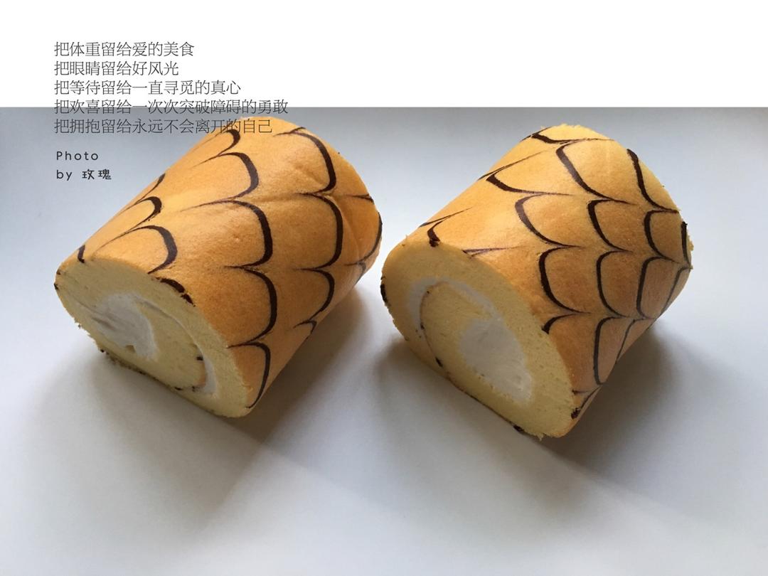 千叶纹蛋糕卷