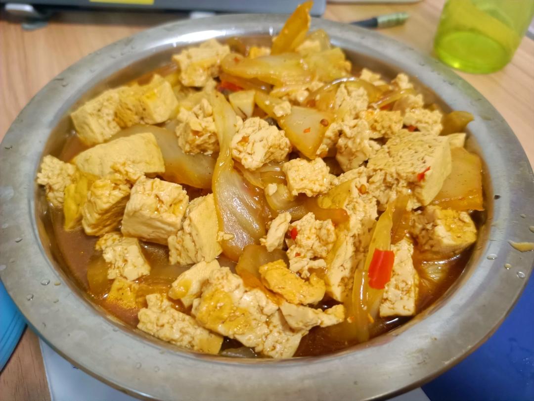 白菜冻豆腐炖粉条