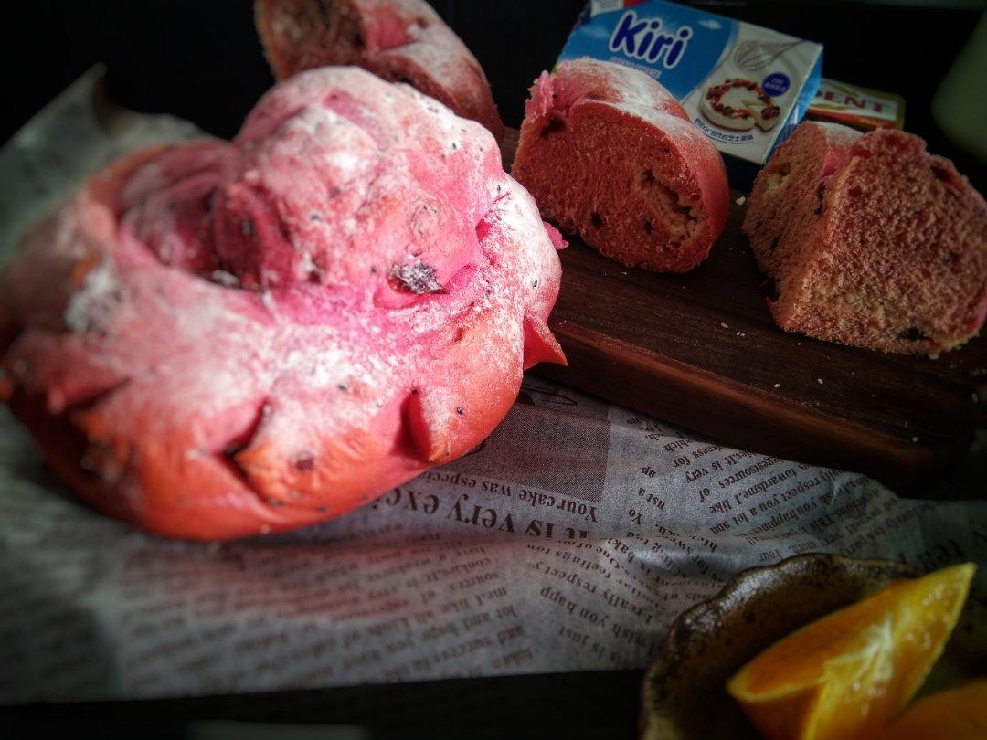 火龙果乳酪软欧