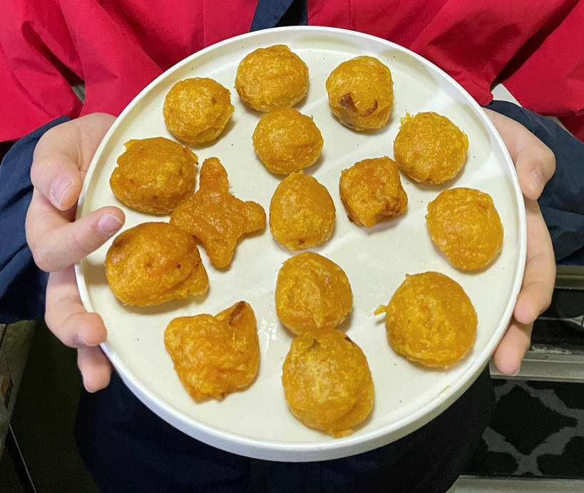 香甜酥脆红薯丸子