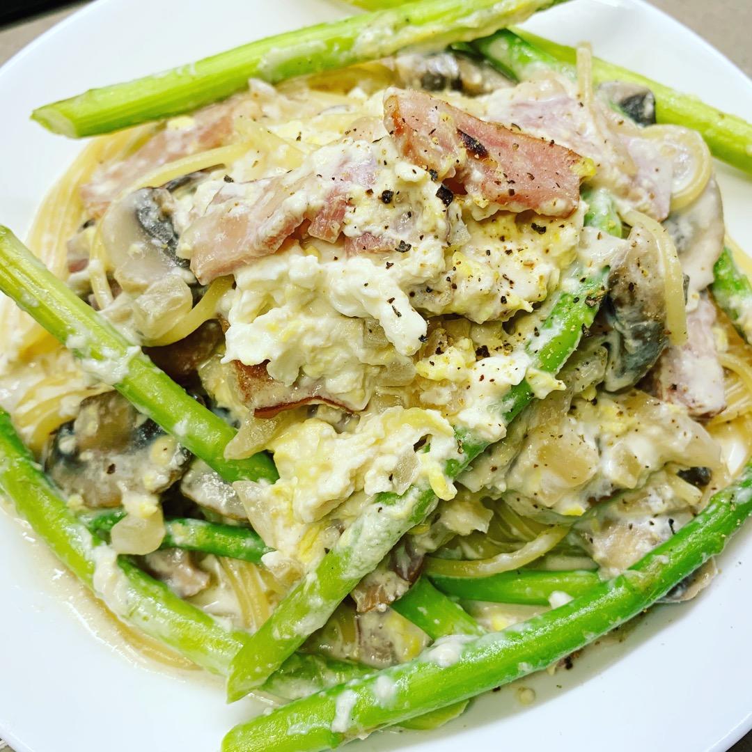 超简单的奶汁培根意面Carbonara