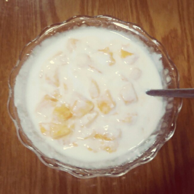 超级懒人芒果酸奶