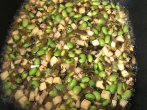 咸鲜雪菜毛豆茭白丁的做法 步骤11