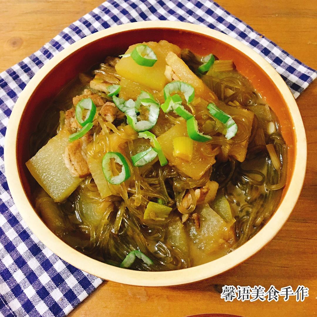 冬瓜炖粉条的做法
