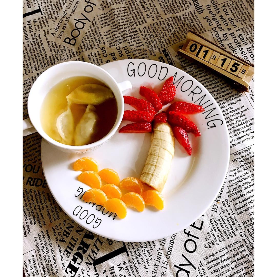 水果拼盘----椰树风